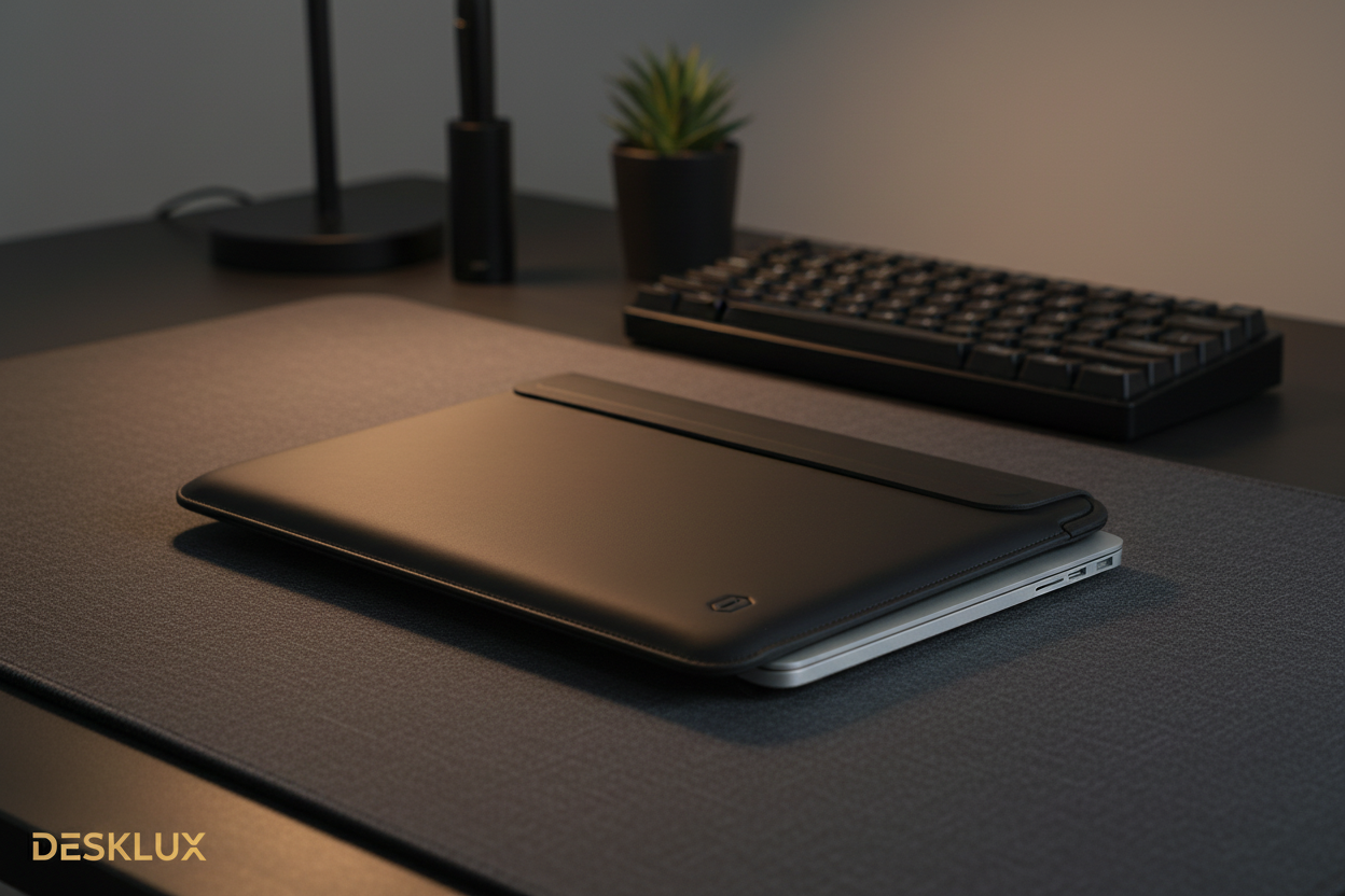 DESKLUX Leather Laptop Sleeve